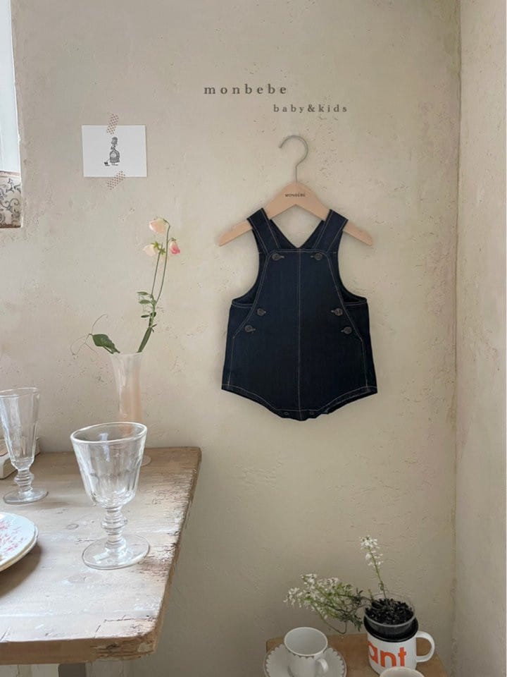 MONBEBE - Korean Children Fashion - #Kfashion4kids - Denim Bodysuit - 10
