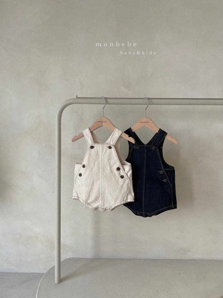 MONBEBE - Korean Children Fashion - #Kfashion4kids - Denim Bodysuit - 6