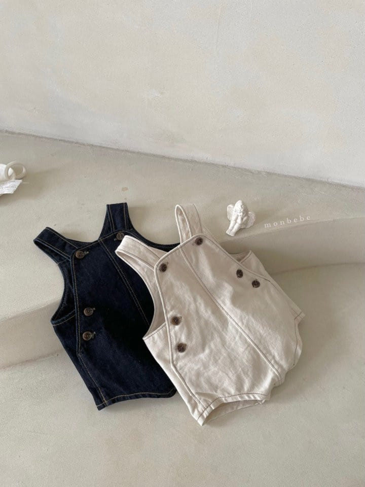 MONBEBE - Korean Children Fashion - #Kfashion4kids - Denim Bodysuit - 7