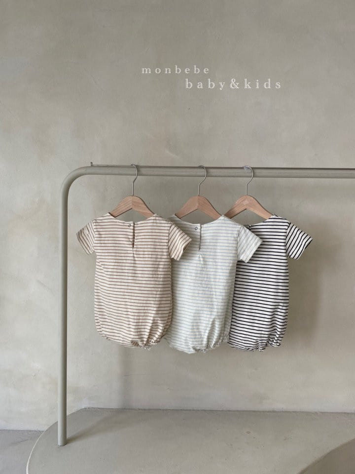 MONBEBE - Korean Children Fashion - #Kfashion4kids - Short Sleeve Saint Bodysuit