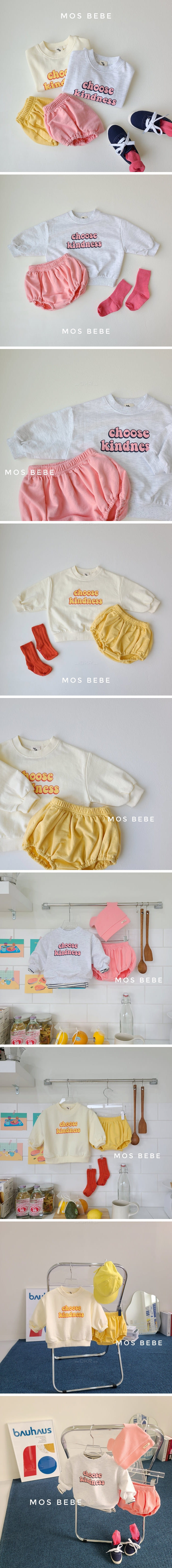 MOS BEBE - Korean Children Fashion - #Kfashion4kids - Choice Top Bottom Set