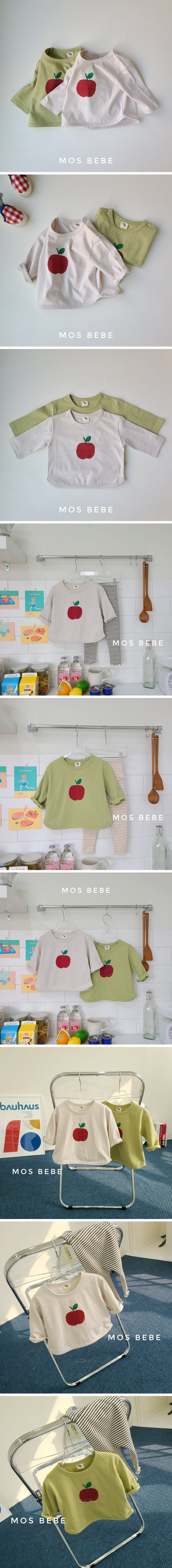 MOS BEBE - Korean Children Fashion - #Kfashion4kids - Apple Tee
