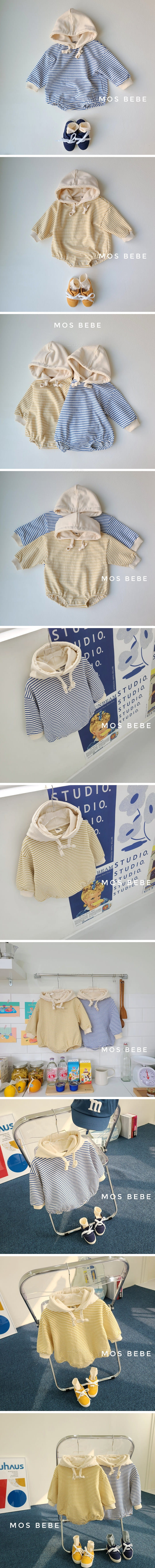 MOS BEBE - Korean Children Fashion - #Kfashion4kids - Lucy Hoody Bodysuit