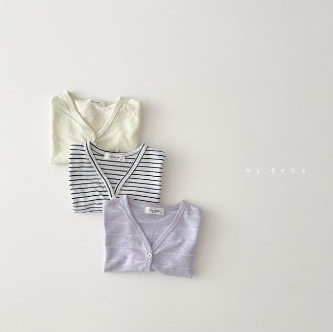 MY BEBE - Korean Children Fashion - #Kfashion4kids - Linen Cardigan - 2