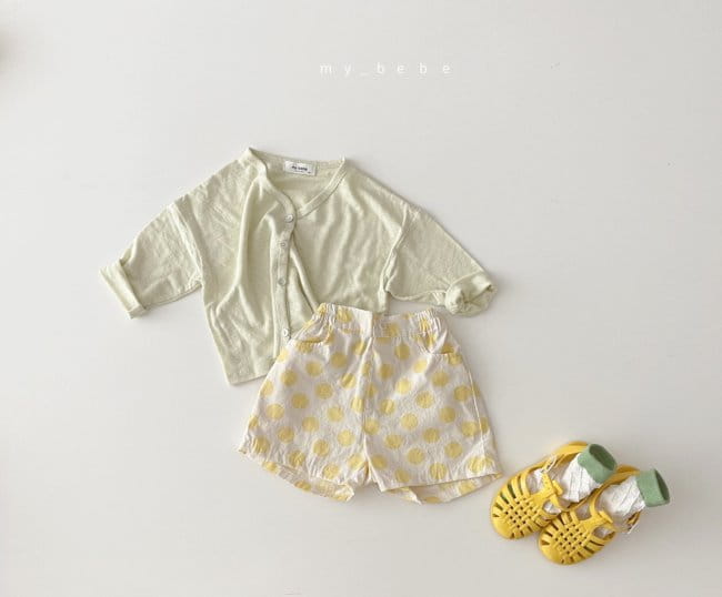 MY BEBE - Korean Children Fashion - #Kfashion4kids - Linen Cardigan - 4