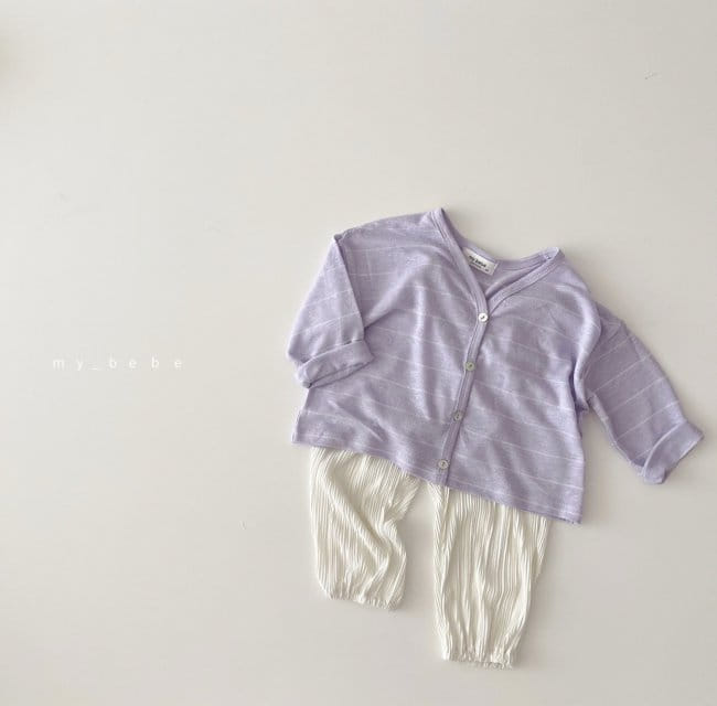MY BEBE - Korean Children Fashion - #Kfashion4kids - Linen Cardigan - 9