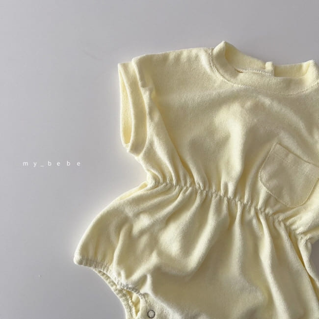 MY BEBE - Korean Children Fashion - #Kfashion4kids - Towel Bodysuit - 4