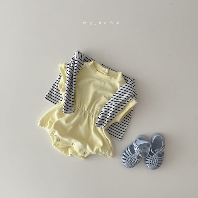 MY BEBE - Korean Children Fashion - #Kfashion4kids - Towel Bodysuit - 5