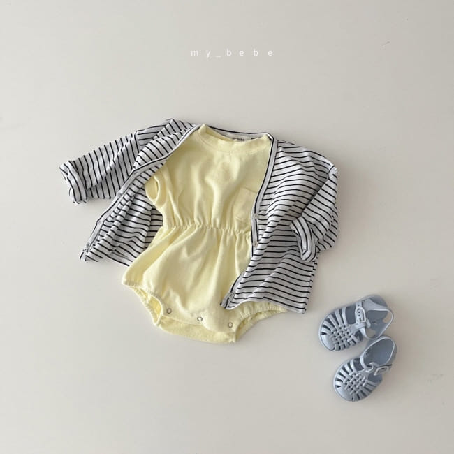 MY BEBE - Korean Children Fashion - #Kfashion4kids - Towel Bodysuit - 6