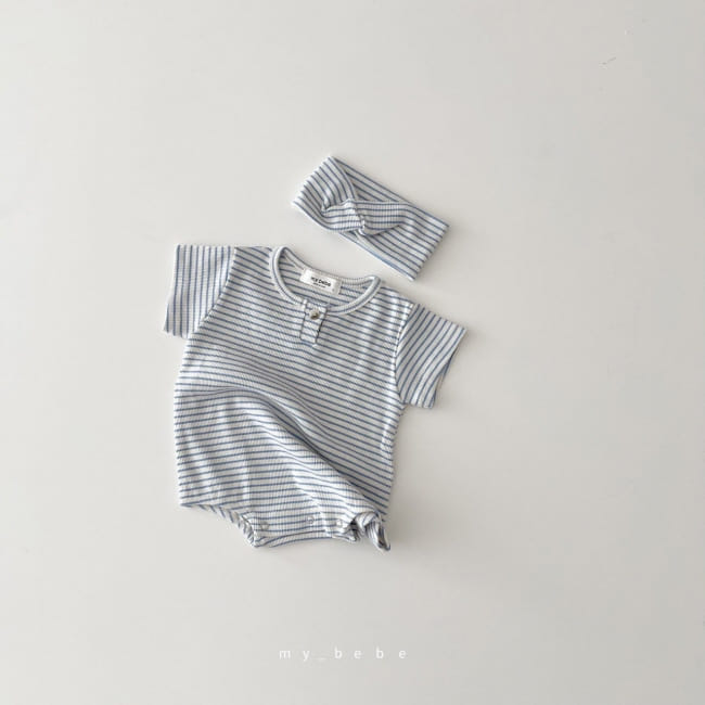 MY BEBE - Korean Children Fashion - #Kfashion4kids - Tight Bodysuit with Hairband - 5