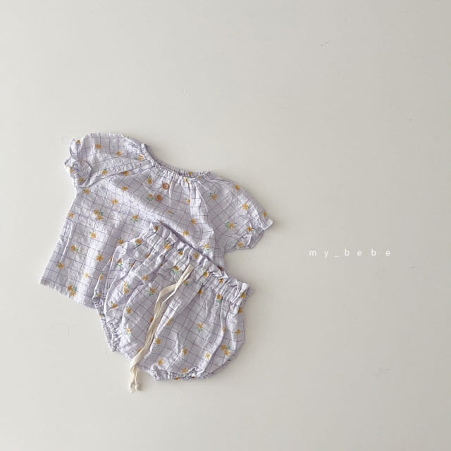 MY BEBE - Korean Children Fashion - #Kfashion4kids - Babny Top Bloomer Set - 10