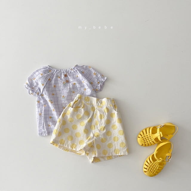 MY BEBE - Korean Children Fashion - #Kfashion4kids - Babny Top Bloomer Set - 12