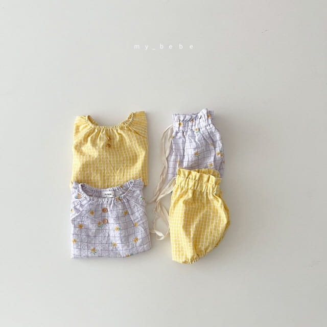 MY BEBE - Korean Children Fashion - #Kfashion4kids - Babny Top Bloomer Set - 3