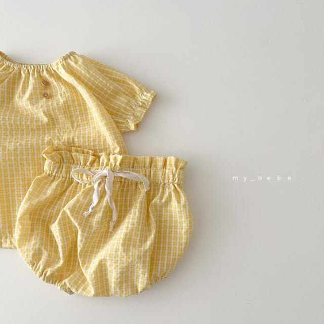 MY BEBE - Korean Children Fashion - #Kfashion4kids - Babny Top Bloomer Set - 6