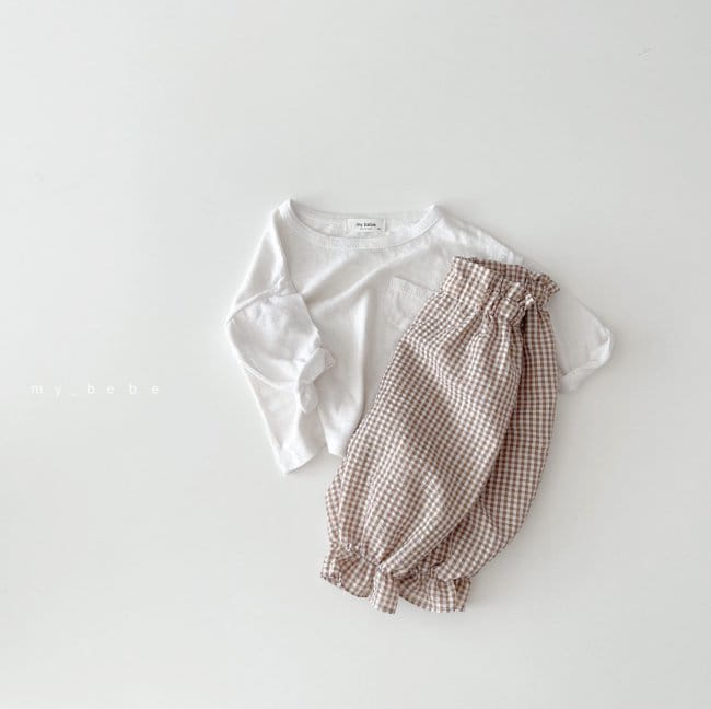 MY BEBE - Korean Children Fashion - #Kfashion4kids - Linen Basic Tee - 5