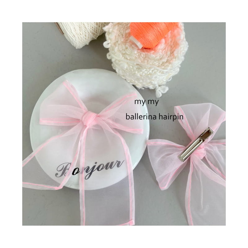 MY SOCKS - Korean Children Fashion - #Kfashion4kids - Dress Ballet Hairpin