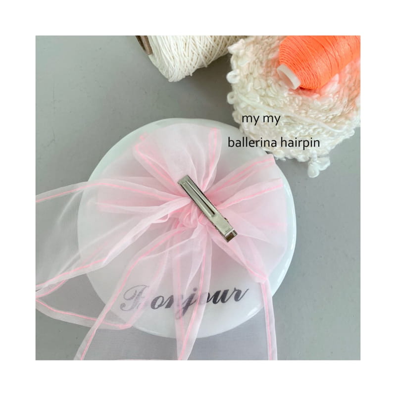 MY SOCKS - Korean Children Fashion - #Kfashion4kids - Dress Ballet Hairpin - 2