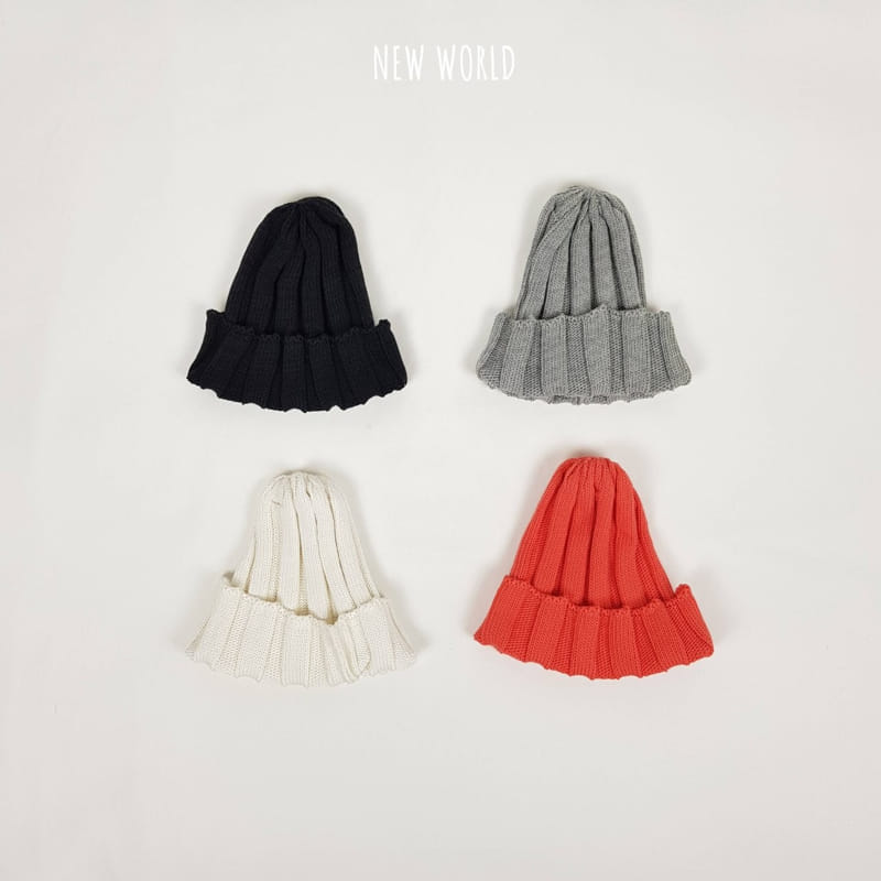 NEW WORLD - Korean Children Fashion - #Kfashion4kids - Wrinkle 6X3 Beanie