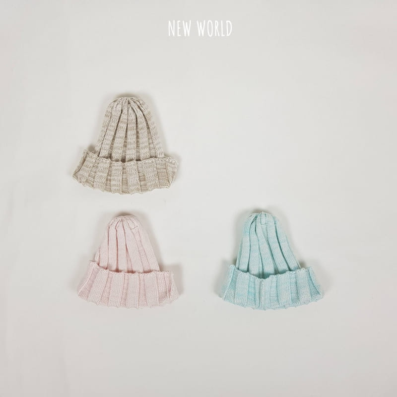 NEW WORLD - Korean Children Fashion - #Kfashion4kids - Wrinkle 6X3 Beanie - 2