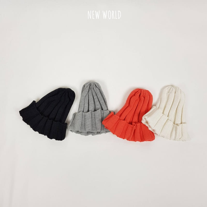 NEW WORLD - Korean Children Fashion - #Kfashion4kids - Wrinkle 6X3 Beanie - 3