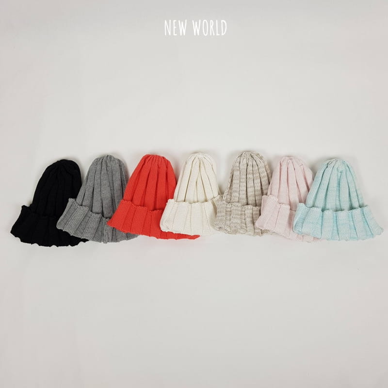 NEW WORLD - Korean Children Fashion - #Kfashion4kids - Wrinkle 6X3 Beanie - 5
