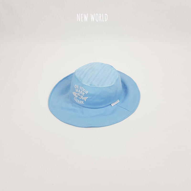NEW WORLD - Korean Children Fashion - #Kfashion4kids - Shark Mesh Buckethat