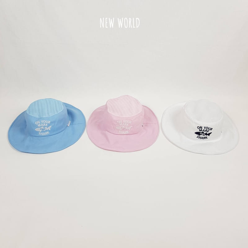 NEW WORLD - Korean Children Fashion - #Kfashion4kids - Shark Mesh Buckethat - 10