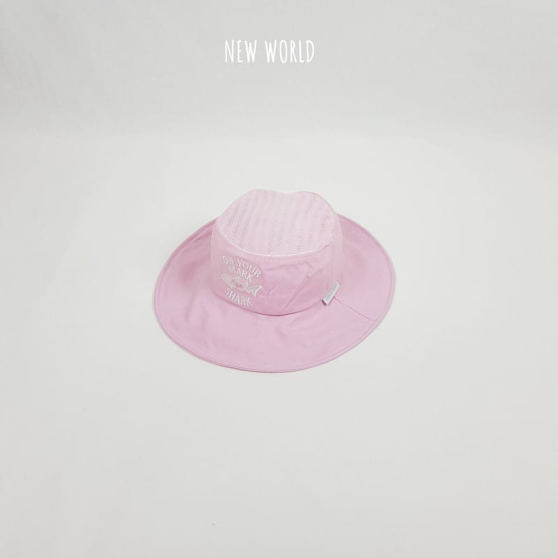 NEW WORLD - Korean Children Fashion - #Kfashion4kids - Shark Mesh Buckethat - 3