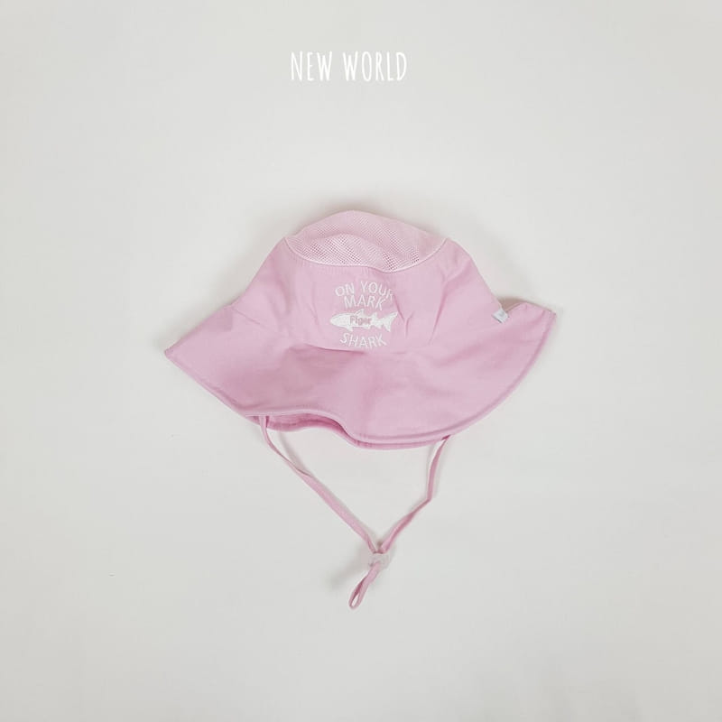 NEW WORLD - Korean Children Fashion - #Kfashion4kids - Shark Mesh Buckethat - 4