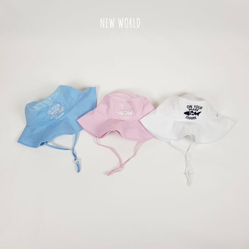 NEW WORLD - Korean Children Fashion - #Kfashion4kids - Shark Mesh Buckethat - 5