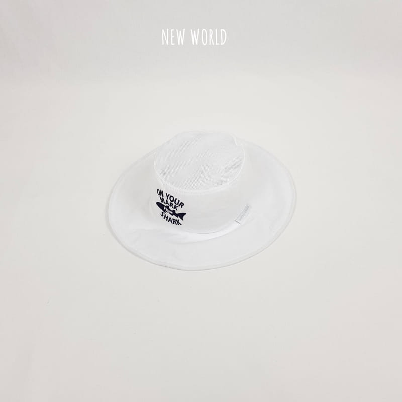 NEW WORLD - Korean Children Fashion - #Kfashion4kids - Shark Mesh Buckethat - 6