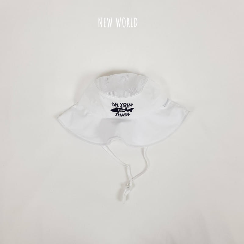 NEW WORLD - Korean Children Fashion - #Kfashion4kids - Shark Mesh Buckethat - 7