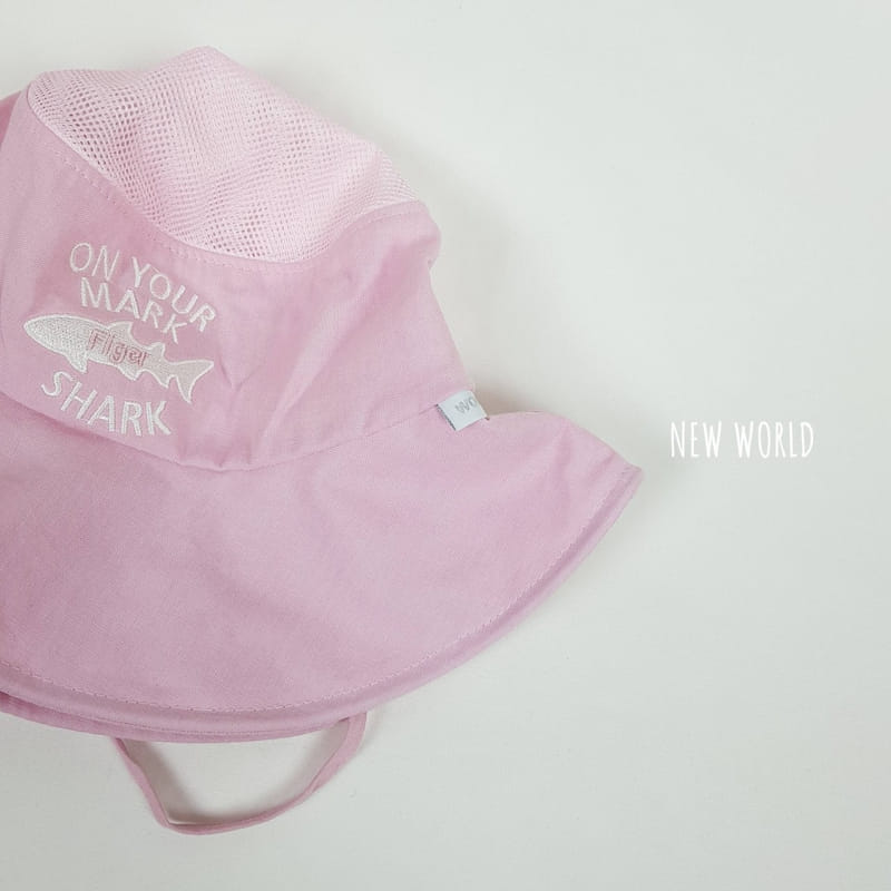 NEW WORLD - Korean Children Fashion - #Kfashion4kids - Shark Mesh Buckethat - 9