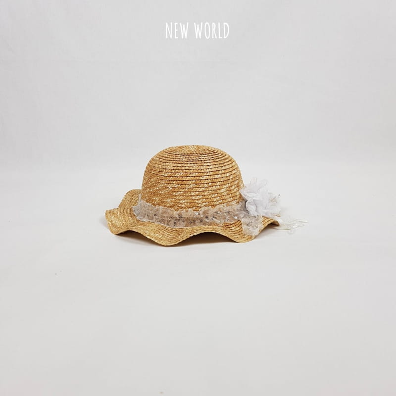 NEW WORLD - Korean Children Fashion - #Kfashion4kids - Spangle Straw Hat - 4