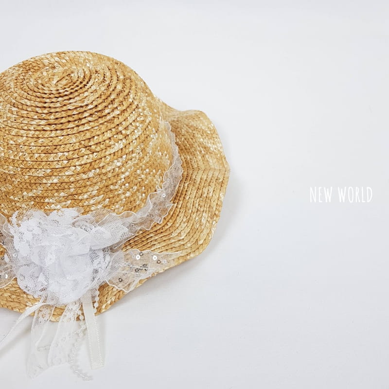 NEW WORLD - Korean Children Fashion - #Kfashion4kids - Spangle Straw Hat - 8