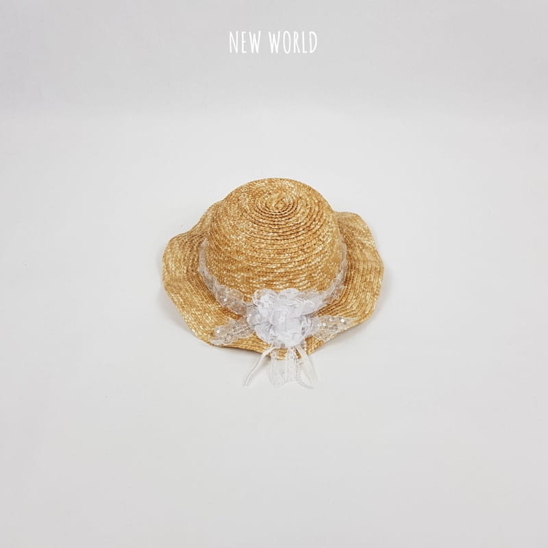 NEW WORLD - Korean Children Fashion - #Kfashion4kids - Spangle Straw Hat - 9