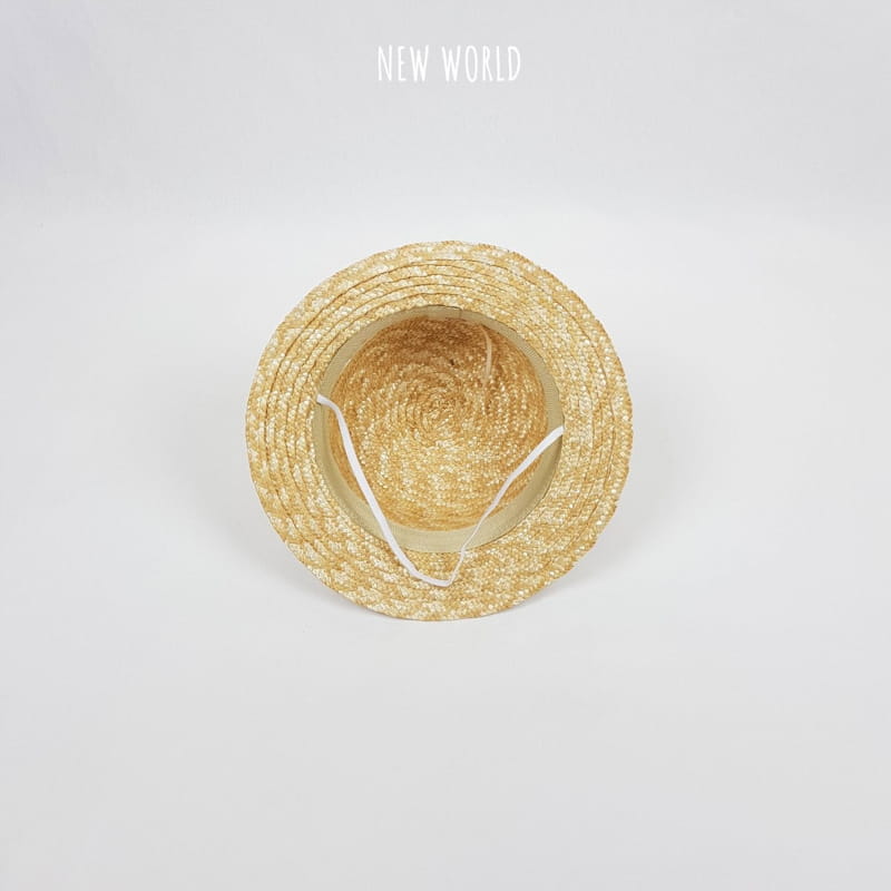 NEW WORLD - Korean Children Fashion - #Kfashion4kids - Circle Straw Hat - 2