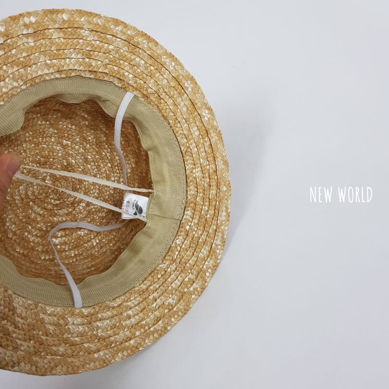 NEW WORLD - Korean Children Fashion - #Kfashion4kids - Circle Straw Hat - 3