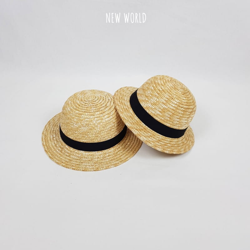 NEW WORLD - Korean Children Fashion - #Kfashion4kids - Circle Straw Hat - 4