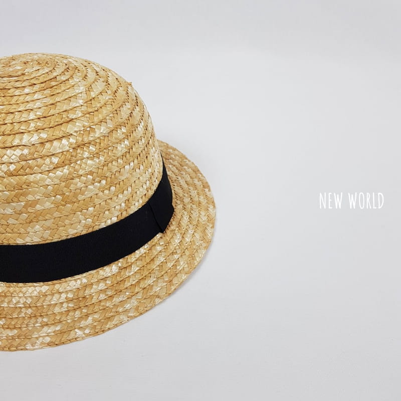 NEW WORLD - Korean Children Fashion - #Kfashion4kids - Circle Straw Hat - 5