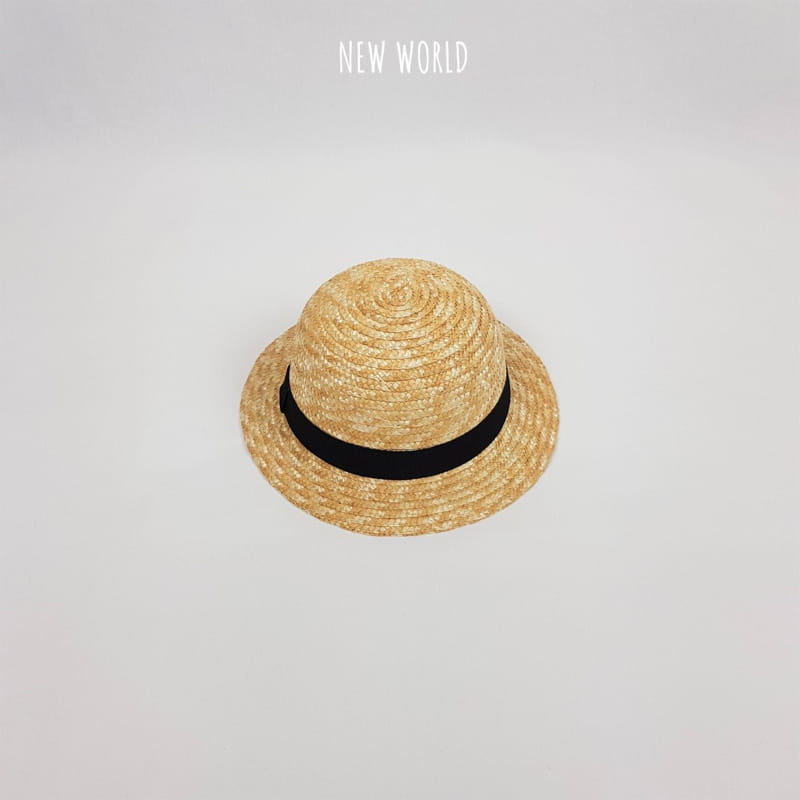 NEW WORLD - Korean Children Fashion - #Kfashion4kids - Circle Straw Hat - 6