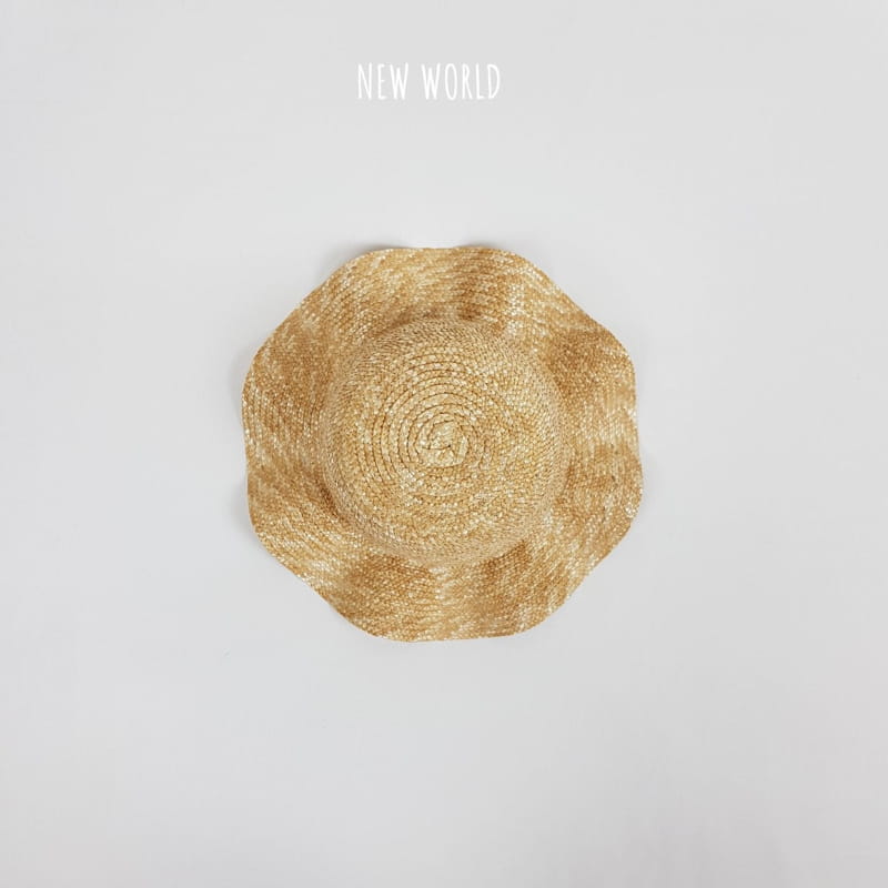 NEW WORLD - Korean Children Fashion - #Kfashion4kids - Simple Hula Straw Hat