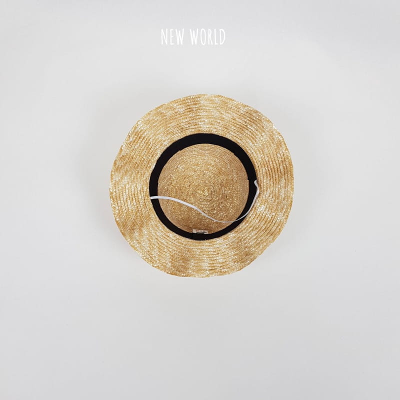 NEW WORLD - Korean Children Fashion - #Kfashion4kids - Simple Hula Straw Hat - 2