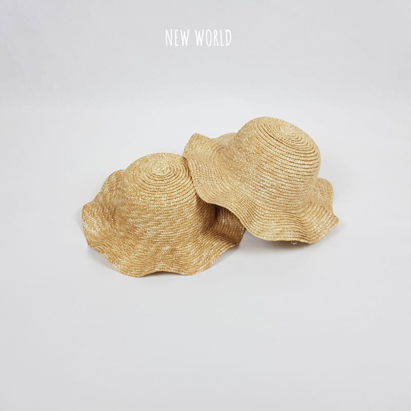 NEW WORLD - Korean Children Fashion - #Kfashion4kids - Simple Hula Straw Hat - 3