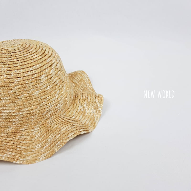 NEW WORLD - Korean Children Fashion - #Kfashion4kids - Simple Hula Straw Hat - 4