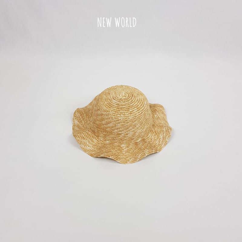 NEW WORLD - Korean Children Fashion - #Kfashion4kids - Simple Hula Straw Hat - 5