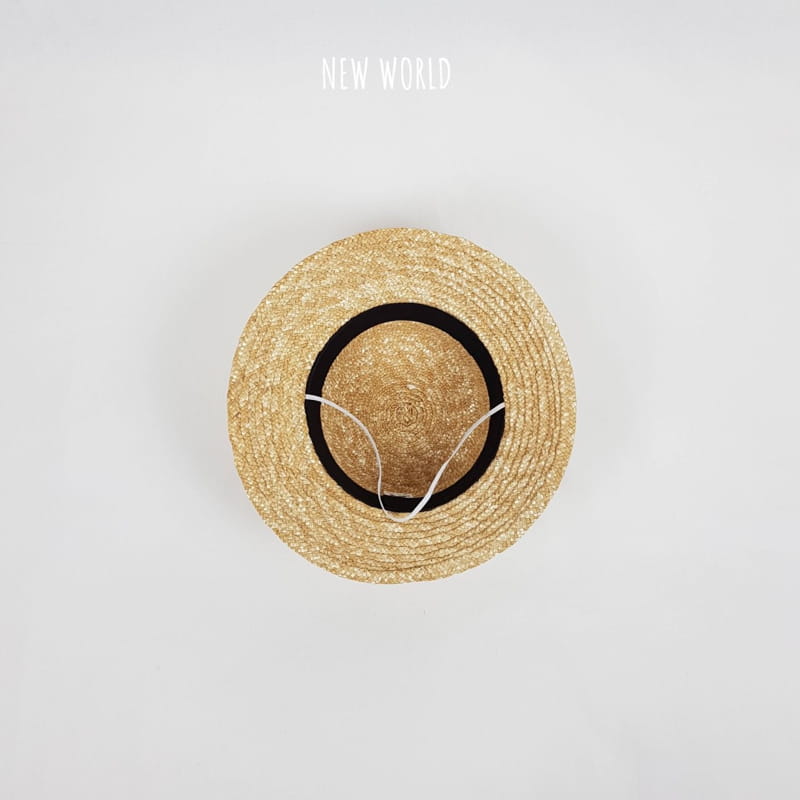 NEW WORLD - Korean Children Fashion - #Kfashion4kids - Simple Straw Hat - 2