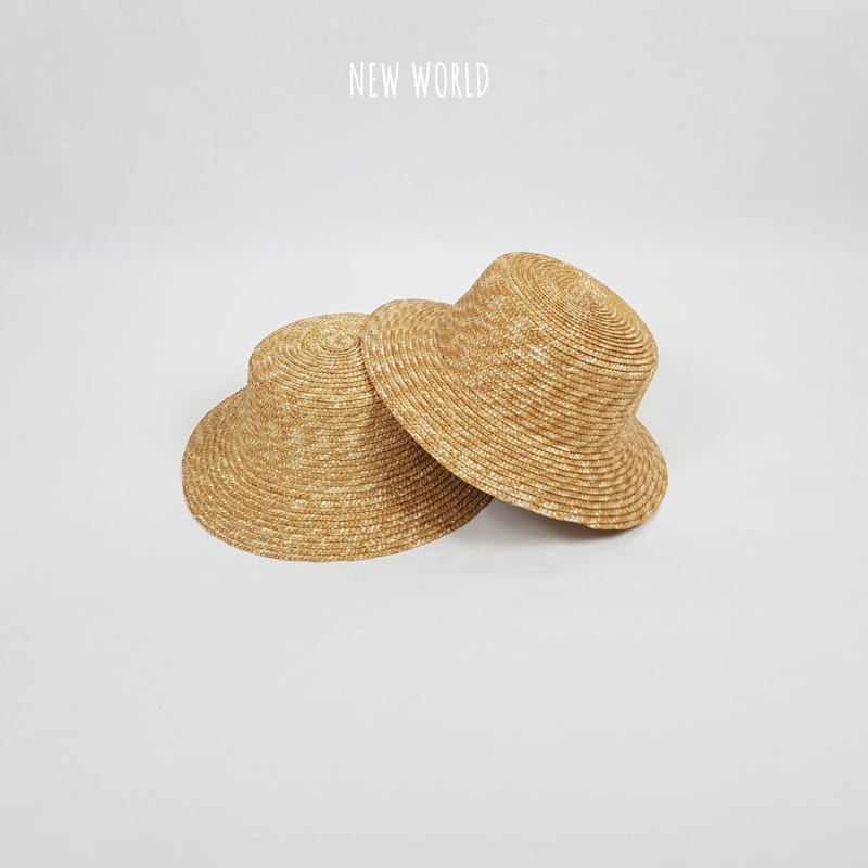 NEW WORLD - Korean Children Fashion - #Kfashion4kids - Simple Straw Hat - 3