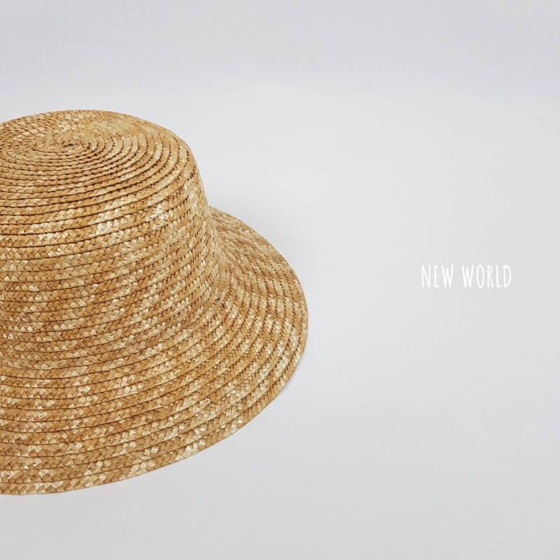 NEW WORLD - Korean Children Fashion - #Kfashion4kids - Simple Straw Hat - 4