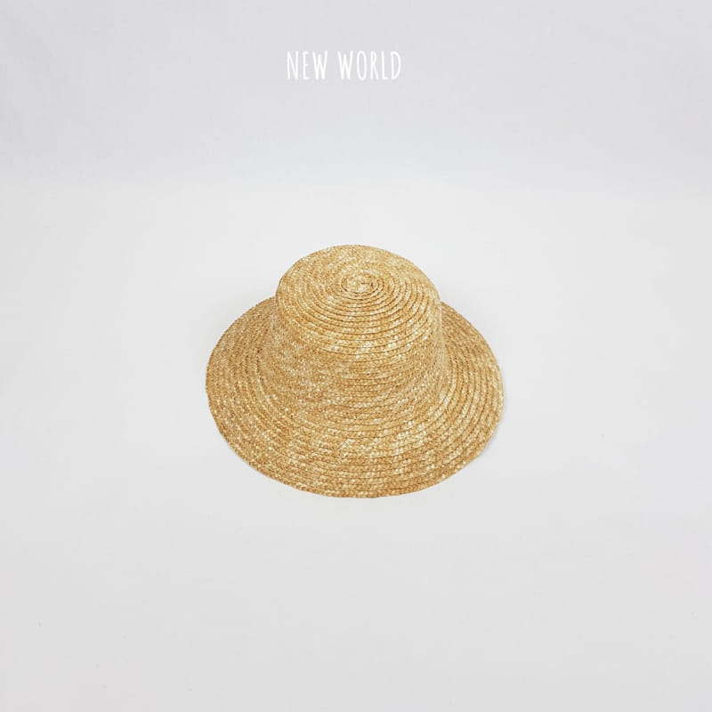 NEW WORLD - Korean Children Fashion - #Kfashion4kids - Simple Straw Hat - 5